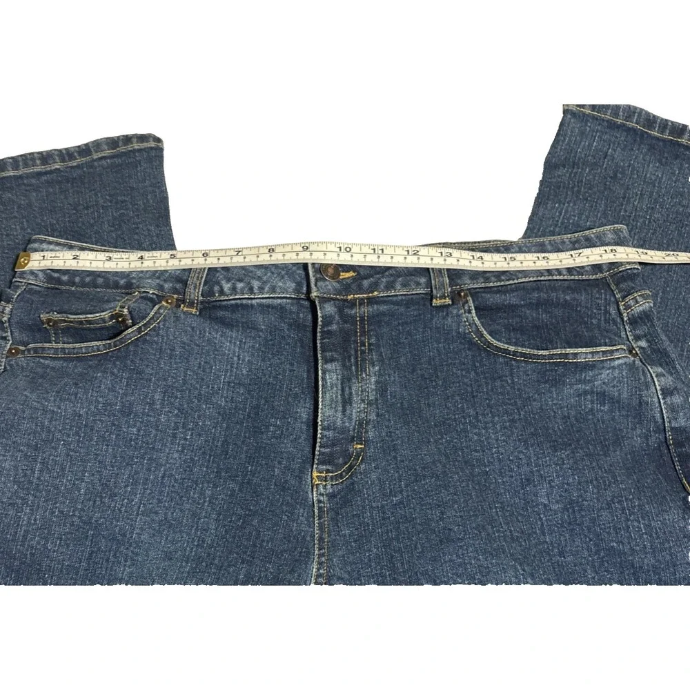 Route 66 Original Women's Size 18A Stretch Dark Blue Denim Jeans‎ Mid Rise